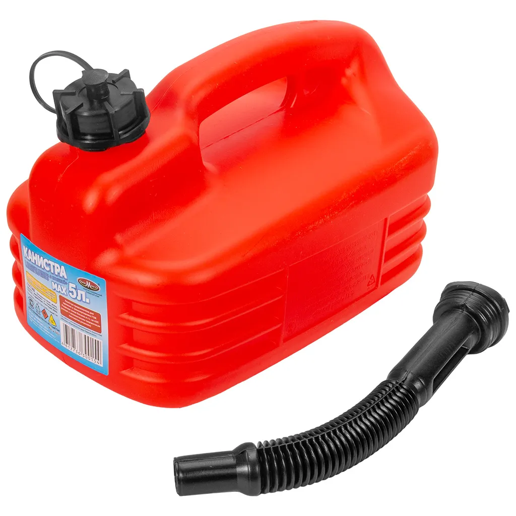 Канистра Мамонт, для ГСМ, пластик, 5л