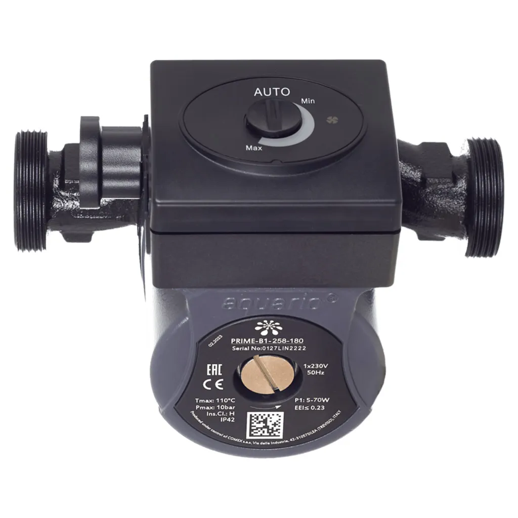 Насос циркуляционный Aquario Prime-B1-258, 180мм, с гайками