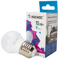 Лампа светодиодная Космос, шар, 10.5Вт, Е27, 4500К цены в Воронеже