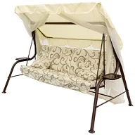 Качели садовые Варна с1103, 3-х местные, 2310х1260х1480мм цены в Воронеже