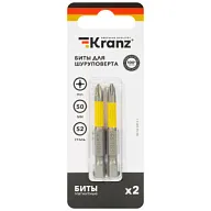 Бита Kranz PH №1, 50мм, магнитная, 2шт цены в Воронеже
