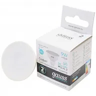 Лампа светодиодная Gauss Elementary, софит, 9Вт, GU5.3 4100К цены в Воронеже
