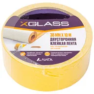 Лента XGLASS, двухсторонняя, на тканевой основе, 38ммх10м цены в Воронеже