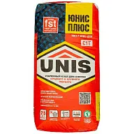 Клей для плитки Unis Плюс, 25кг цены в Воронеже