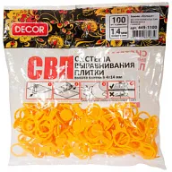 Зажим Decor для плитки, "Кольцо" 1.4мм, 100шт/упак цены в Воронеже