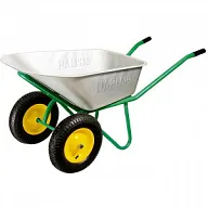 Тачка садово-строительная Сибртех, 2-колесная, пневмо, 100л, 320кг цены в Воронеже