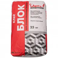 Клей монтажный для ГСБ Евро-Л, 25кг цены в Воронеже