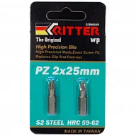 Биты Ritter WP PZ 2, магнитная, 25мм, 2шт цены в Воронеже