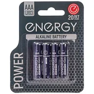 Батарейка алкалиновая Energy Power LR03, ААА, 4шт/уп. цены в Воронеже