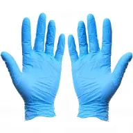 Перчатки ADM усиленные, нитриловые, голубые, L, 100 шт/упак цены в Воронеже