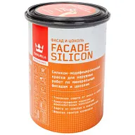 Краска водно-дисперсионная Tikkurila Facade Silicon, фасадная, матовая, база А, 0.9л. цены в Воронеже