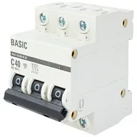 Выключатель автоматический ВА47-29 EKF, 3 полюсный, 40А С 4.5кА цены в Воронеже