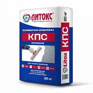 Шпатлевка полимерная финишная КПС Литокс, белая, 20кг цены в Воронеже