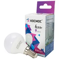 Лампа светодиодная Космос, шар, 6.5Вт, Е14, 6500К цены в Воронеже