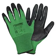 Перчатки Fiberon Садовые работы, полиэстер, нитриловое покрытие цены в Воронеже