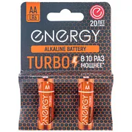 Батарейка алкалиновая Energy Turbo LR06, АА, 2шт/уп. цены в Воронеже