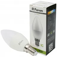 Лампа светодиодная Feron, свеча, 9Вт, E14, 4000K цены в Воронеже