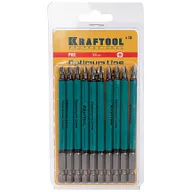 Бита Kraftool Optimum, PZ №2  50мм, магнитная, 10шт цены в Воронеже