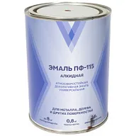 Эмаль "V" ПФ-115, алкидная, коричневая, 0.8кг цены в Воронеже