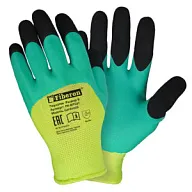 Перчатки Fiberon Садовые работы, полиэстер, вспененное лататексное покрытие цены в Воронеже