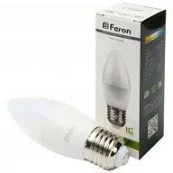 Лампа светодиодная Feron, свеча, 11Вт, Е27, 4000К цены в Воронеже