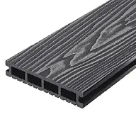 Террасная доска Decking, Urban, Графит (жженый кедр), 150 х 24 х 3000мм цены в Воронеже
