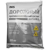 Антигололедный реагент INIS дорожный, Антилед, 20кг цены в Воронеже