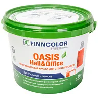 Краска водно-дисперсионная Finncolor Oasis hall/office, матовая, база С, 2.7л. цены в Воронеже