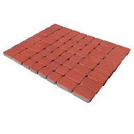 Плитка тротуарная прессованная "Старый город", Зенит Черноземье, 2 формы, красная, 40мм, 10.56м2/уп. цены в Воронеже