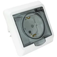Розетка скрытой проводки Systeme Electric Этюд, 1-местная, 16А, с заземлением, белая. цены в Воронеже