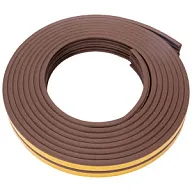 Лента уплотнительная Sila Е-профиль 9ммх6м, самоклеящаяся, коричневая цены в Воронеже