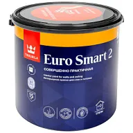 Краска водно-дисперсионная интерьерная Tikkurila Euro Smart-2 акриловая, база А, 2.7л. цены в Воронеже