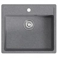 Мойка искусственный камень Комфорт Mixline, 560х500х180мм, графит цены в Воронеже