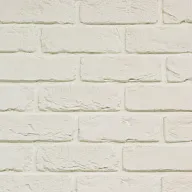 Плитка облицовочная гипсовая Вельс брик, белый, 0,75 м2. цены в Воронеже
