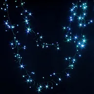 Гирлянда Роса Лапки, зеленая леска, цветной свет, 12м, звездное мерцание цены в Воронеже