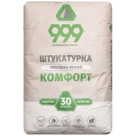 Штукатурка гипсовая легкая СМ999 Комфорт, белая, 30кг цены в Воронеже