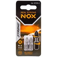 Бита Nox, Strong PZ №2  25мм, торсионные, 2шт цены в Воронеже