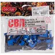 Зажим + Клин Decor для плитки, "Ворота" 1.0мм, 40+25шт/упак цены в Воронеже