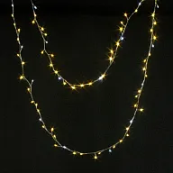 Гирлянда Роса Лапки, светлая леска, тепло-белый свет, 30м, мерцание цены в Воронеже