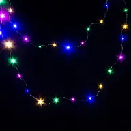 Электрогирлянда на батарейках Роса, 5м, цветной свет цены в Воронеже
