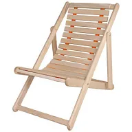 Шезлонг гибкий, 600мм х 750мм х 1600мм, липа цены в Воронеже