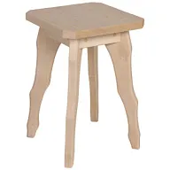 Табуретка с резными ножками, 300мм х 300мм х 420мм, липа цены в Воронеже