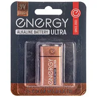 Батарейка алкалиновая Energy Ultra 6LR61 (крона), (1шт/уп) цены в Воронеже