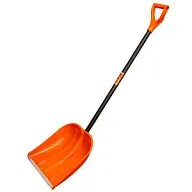 Лопата для уборки снега Sturm! 3010-15-21, пластмассовая, фибергласовый черенок, 410мм х 410мм цены в Воронеже