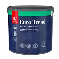 Краска водно-дисперсионная Tikkurila Euro Trend, интерьерная, акриловая, белая, матовая, база C, 2.7л. цены в Воронеже