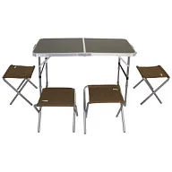 Набор мебели Nika, стол + 4 стула, хаки цены в Воронеже