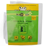 Сетка москитная Nadzor, на дверь с магнитами, 0.95х2м, белая цены в Воронеже