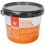 Краска водно-дисперсионная Tikkurila Facade Silicon, фасадная, матовая, база А, 2.7л. цены в Воронеже