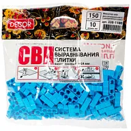 Фиксатор шва Decor для плитки, 10х10мм, прямоугольный, 150шт/упак цены в Воронеже