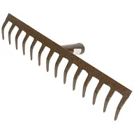 Грабли прямые 14 зубьев, стальные цены в Воронеже